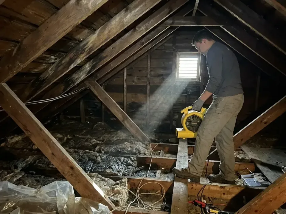 attic-water-damage-drying-proc-007 — frequently asked questions, Emergency Water Extraction & 24/7 Flood Response in Somers…